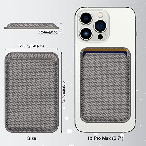 Doter עור iPhone ארנק תואם עם MagSafe ארנק עבור iPhone 13/13 Pro/Pro 13 מקס, iPhone 12/12 Pro/12 Pro מקס, תואם MagSafe