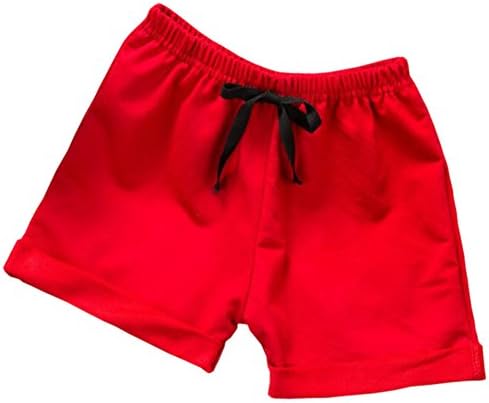 Hwafan תינוק בייבי בנים בנות מוצק צבע קיץ ספורט הרץ פעיל מכנסיים קצרים מכנסיים