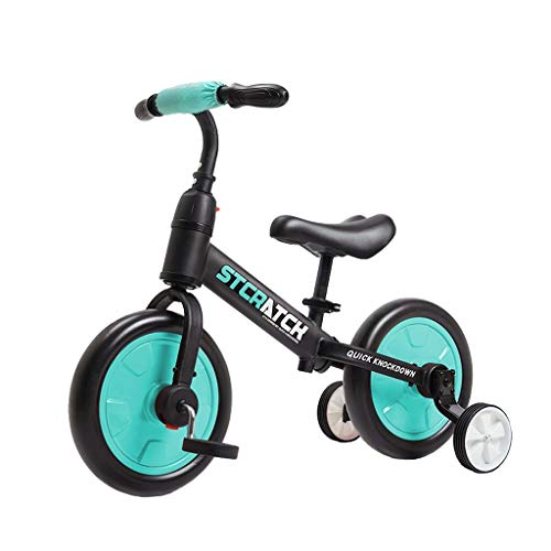 2 ב-1 לילדים, תלת אופן לתינוקות אופניים נוחות העגלה איזון האופניים של הילדים מכונית צעצוע חכם עיצוב (צבע : אדום)