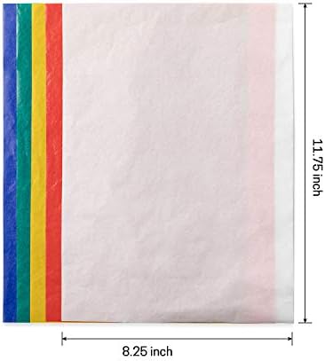 5 צבעים רקמה העברת נייר 1 בעט ברזל ערכת בעבודת יד מלאכה-פחמן מסיסים במים נייר העתקה הגדרת העברת דפוס על בד, בד,בד