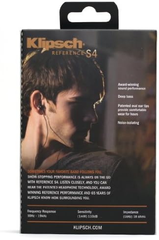 Klipsch התייחסות S4 ב-האוזן אוזניות (הופסק על ידי יצרן)