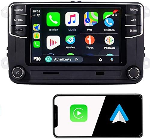 SCUMAXCON סטריאו לרכב Carplay Androidauto MIB2 RCD360 Pro Bluetooth RVC USB 6.5 מסך מגע עבור פולקסווגן ג 'טה, גולף Tiguan